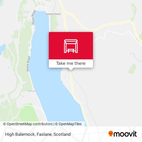 High Balernock, Faslane map