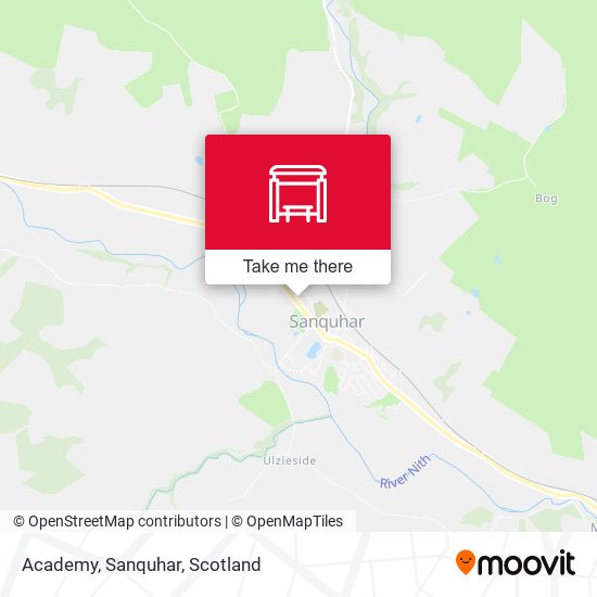 Academy, Sanquhar map