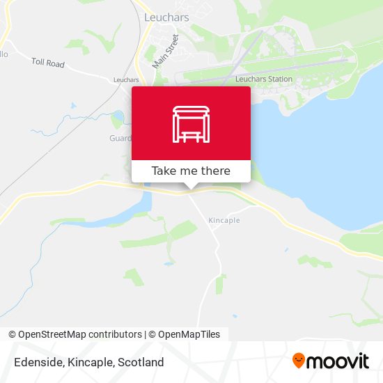Edenside, Kincaple map