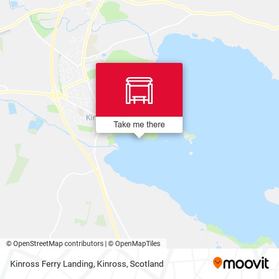 Kinross Ferry Landing, Kinross map