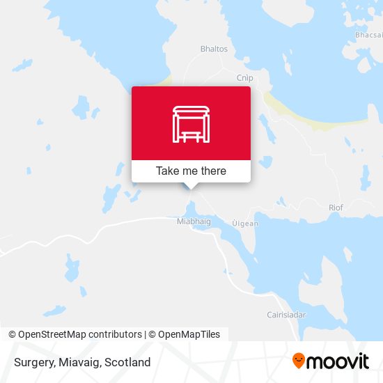 Surgery, Miavaig map