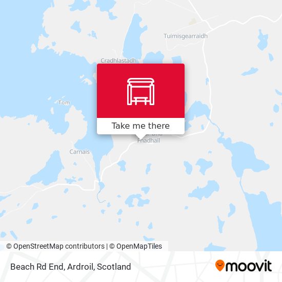 Beach Rd End, Ardroil map