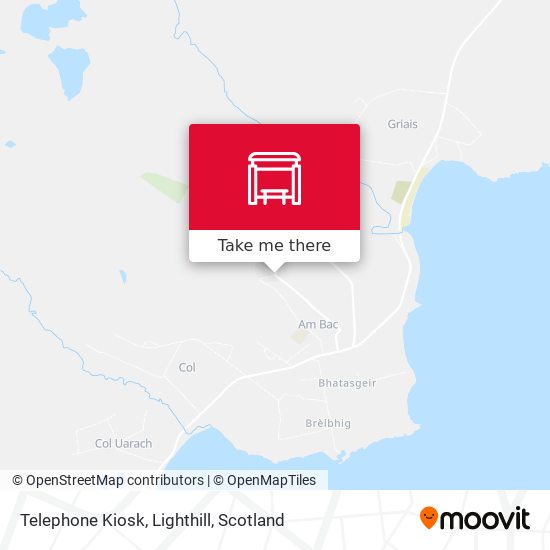Telephone Kiosk, Lighthill map