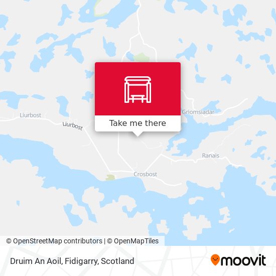 Druim An Aoil, Fidigarry map