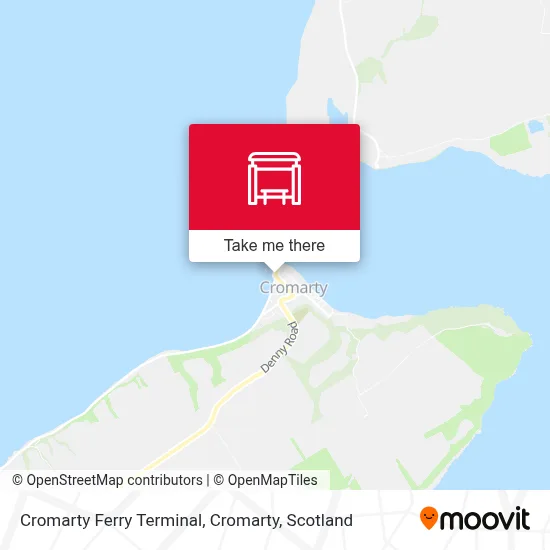 Cromarty Ferry Terminal, Cromarty map