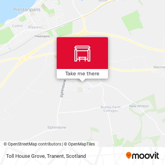 Toll House Grove, Tranent map