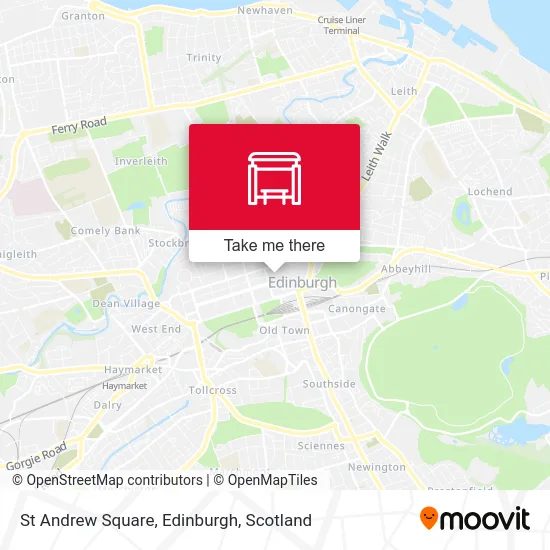 St Andrew Square, Edinburgh map