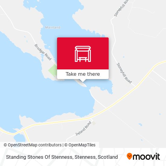Standing Stones Of Stenness, Stenness map