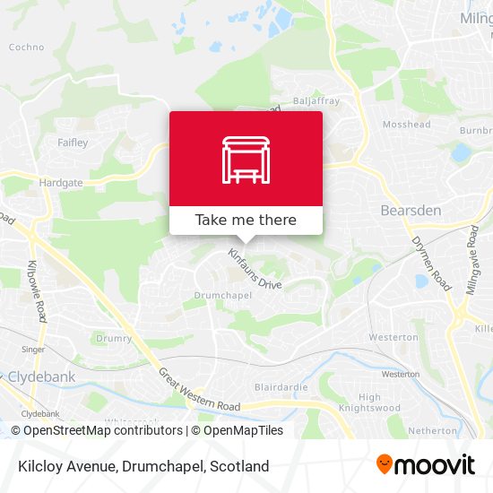 Kilcloy Avenue, Drumchapel map