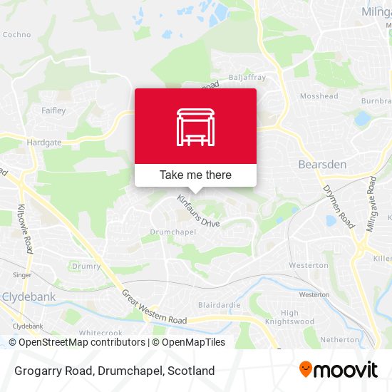 Grogarry Road, Drumchapel map