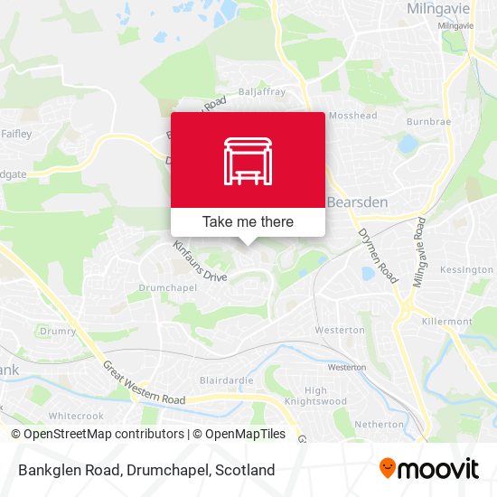 Bankglen Road, Drumchapel map