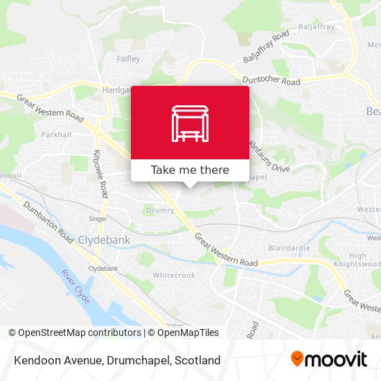Kendoon Avenue, Drumchapel map