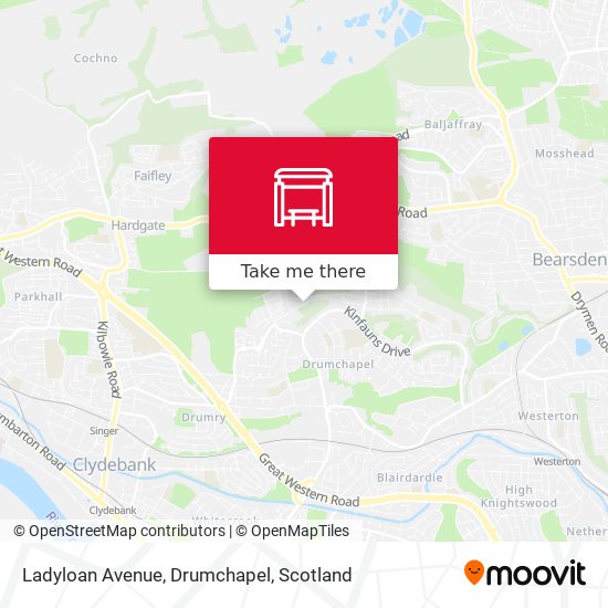 Ladyloan Avenue, Drumchapel map