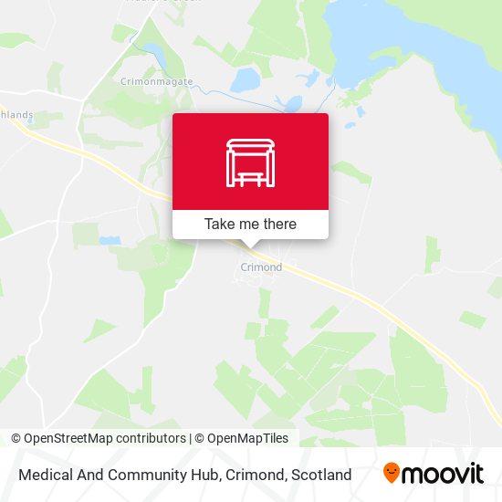 Medical And Community Hub, Crimond map