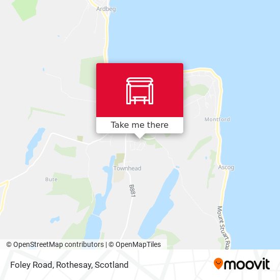 Foley Road, Rothesay map