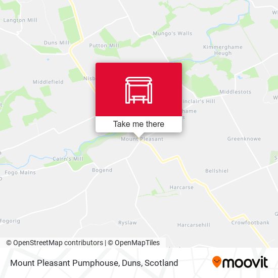 Mount Pleasant Pumphouse, Duns map