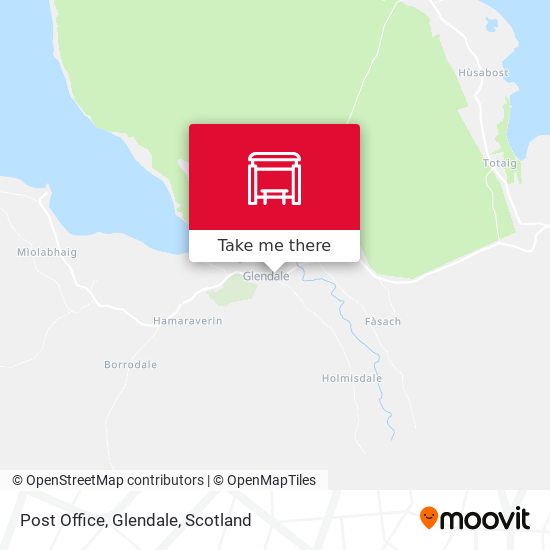 Post Office, Glendale map