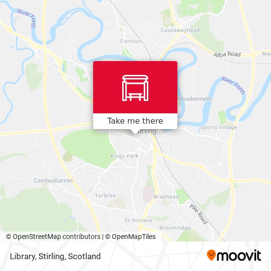 Library, Stirling map
