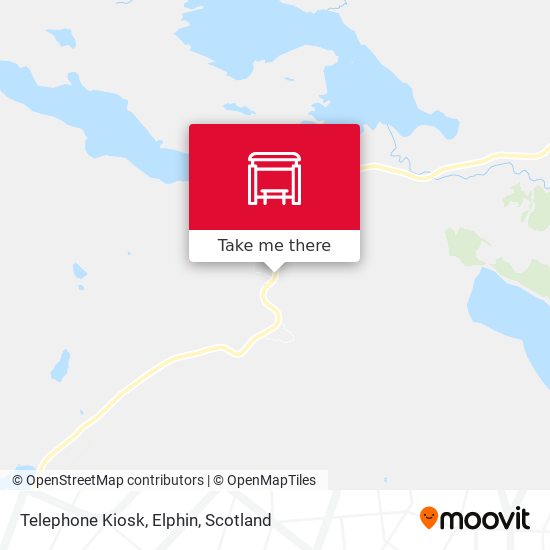 Telephone Kiosk, Elphin map