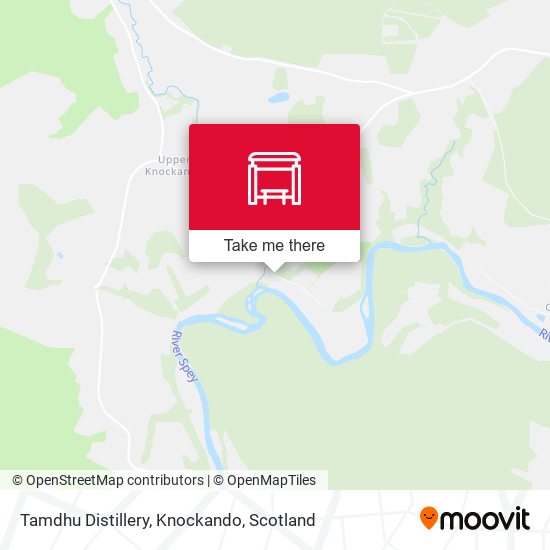Tamdhu Distillery, Knockando map