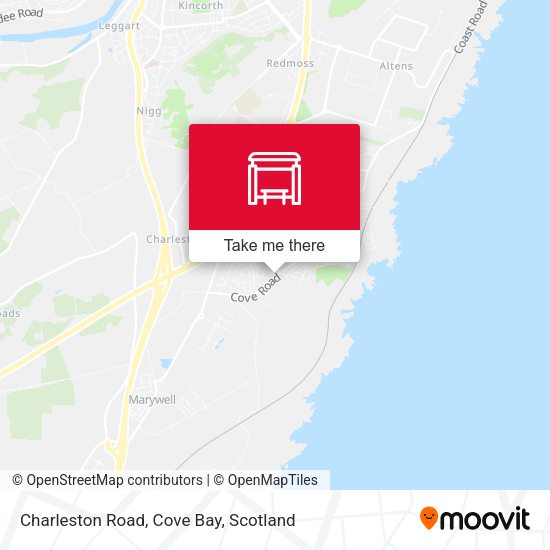Charleston Road, Cove Bay map