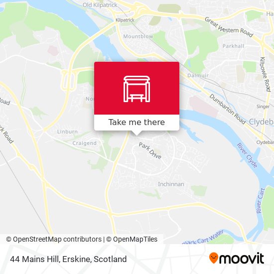 44 Mains Hill, Erskine map