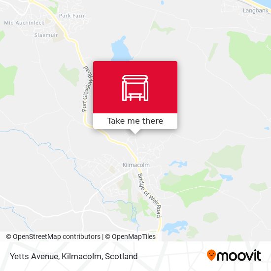 Yetts Avenue, Kilmacolm map