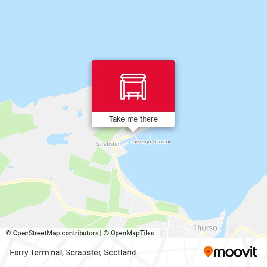 Ferry Terminal, Scrabster map