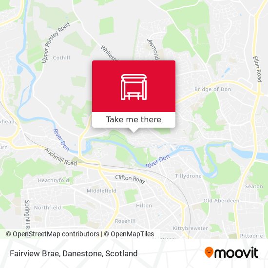 Fairview Brae, Danestone map