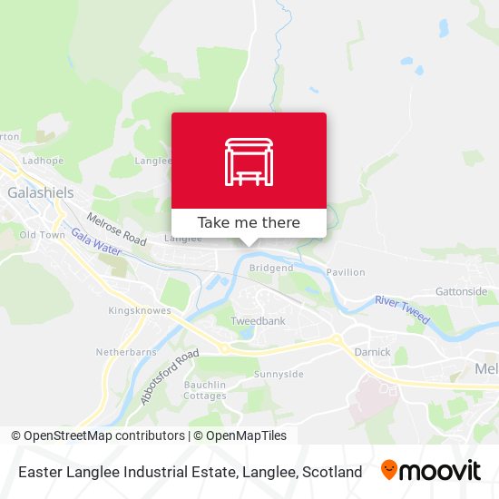 Easter Langlee Industrial Estate, Langlee map