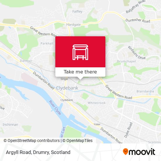 Argyll Road, Drumry map