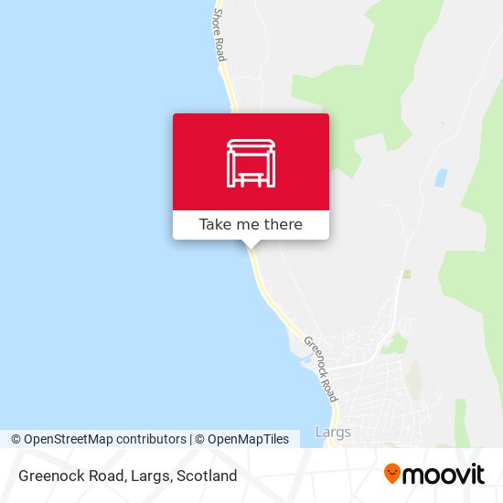 Greenock Road, Largs map