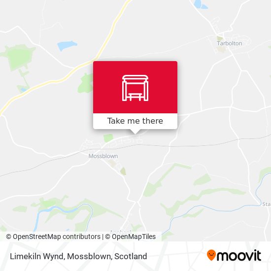 Limekiln Wynd, Mossblown map