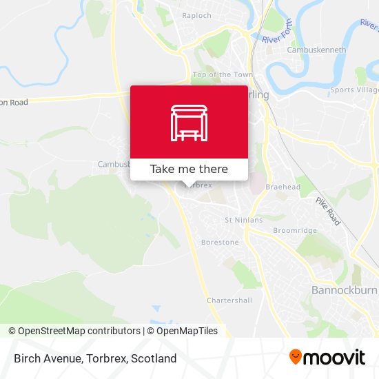 Birch Avenue, Torbrex map