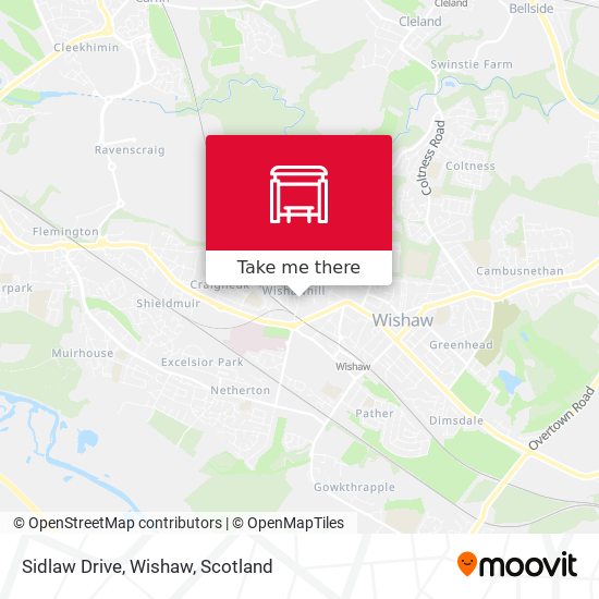 Sidlaw Drive, Wishaw map