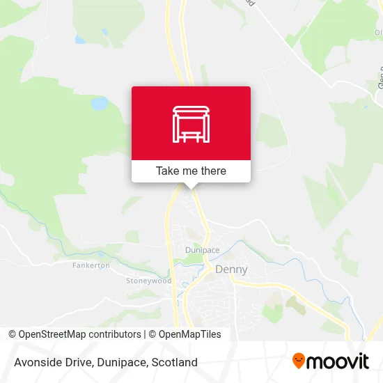 Avonside Drive, Dunipace map
