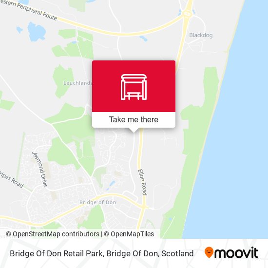 Bridge Of Don Retail Park, Bridge Of Don map