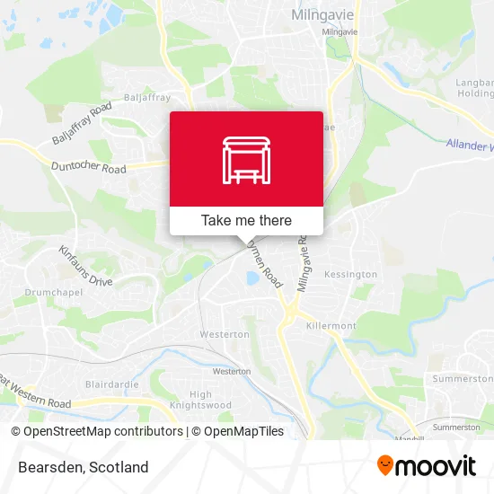 Bearsden map