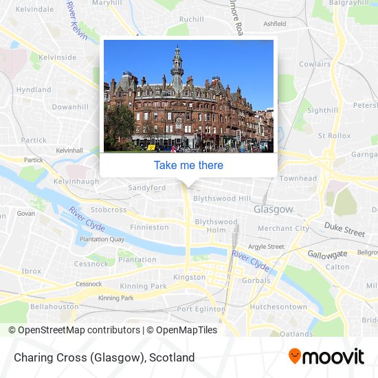 Charing Cross (Glasgow) map