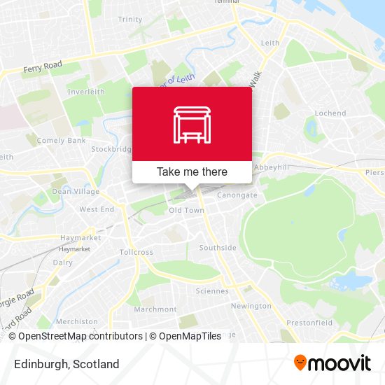 Edinburgh map