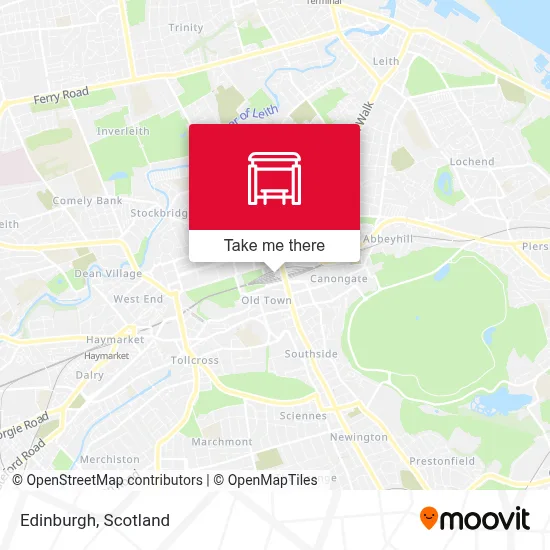 Edinburgh map