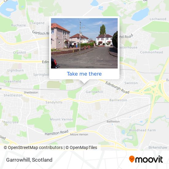 Garrowhill map