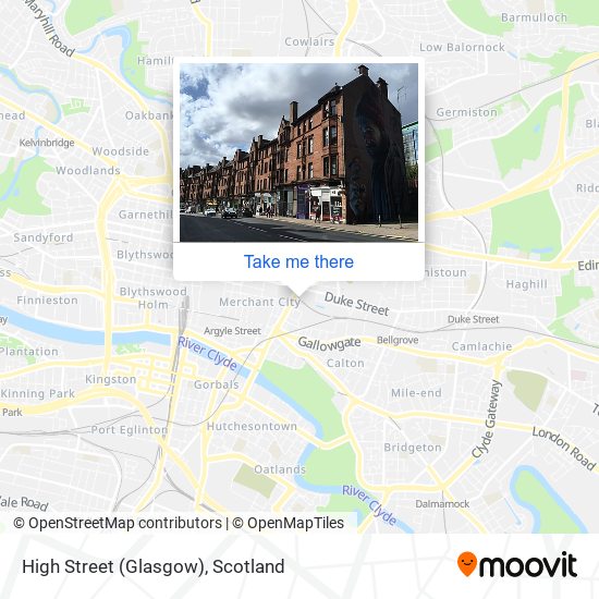 High Street (Glasgow) map