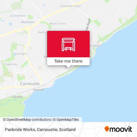 Panbride Works, Carnoustie map