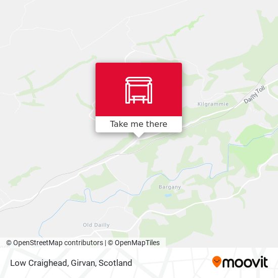 Low Craighead, Girvan map