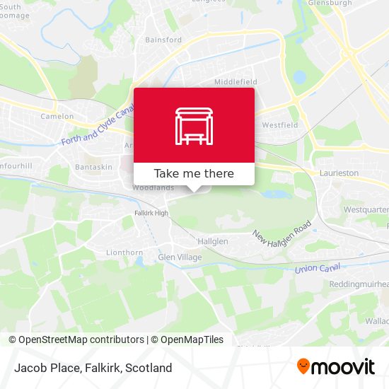 Jacob Place, Falkirk map