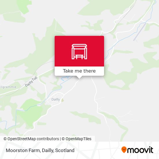 Moorston Farm, Dailly map