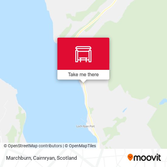 Marchburn, Cairnryan map