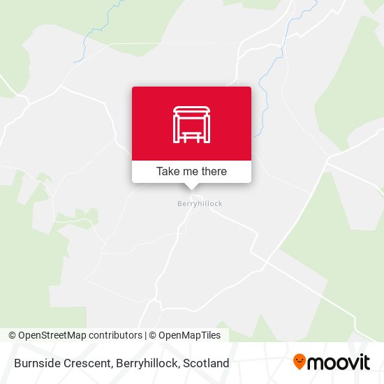 Burnside Crescent, Berryhillock map