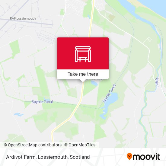 Ardivot Farm, Lossiemouth map